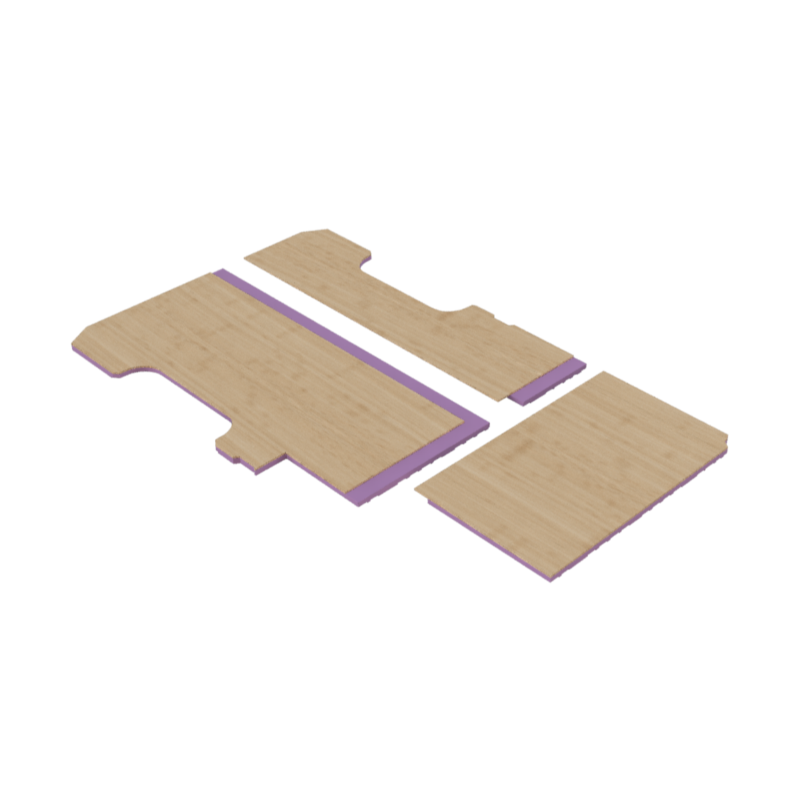 Professional DIY Subfloor: Pre-insulated and Leveled Baltic Birch foundation.