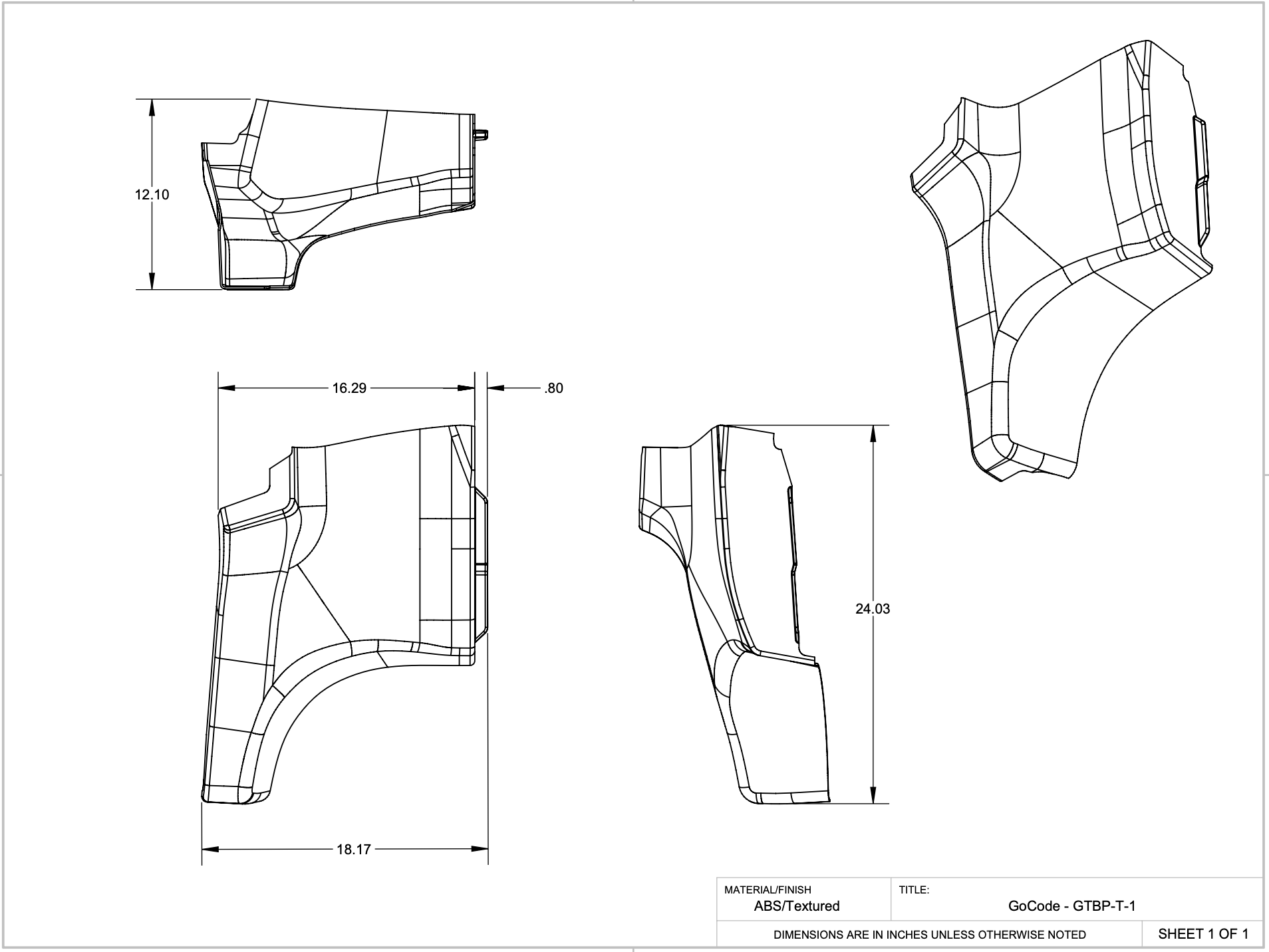 Ford Transit Front Trim Kit